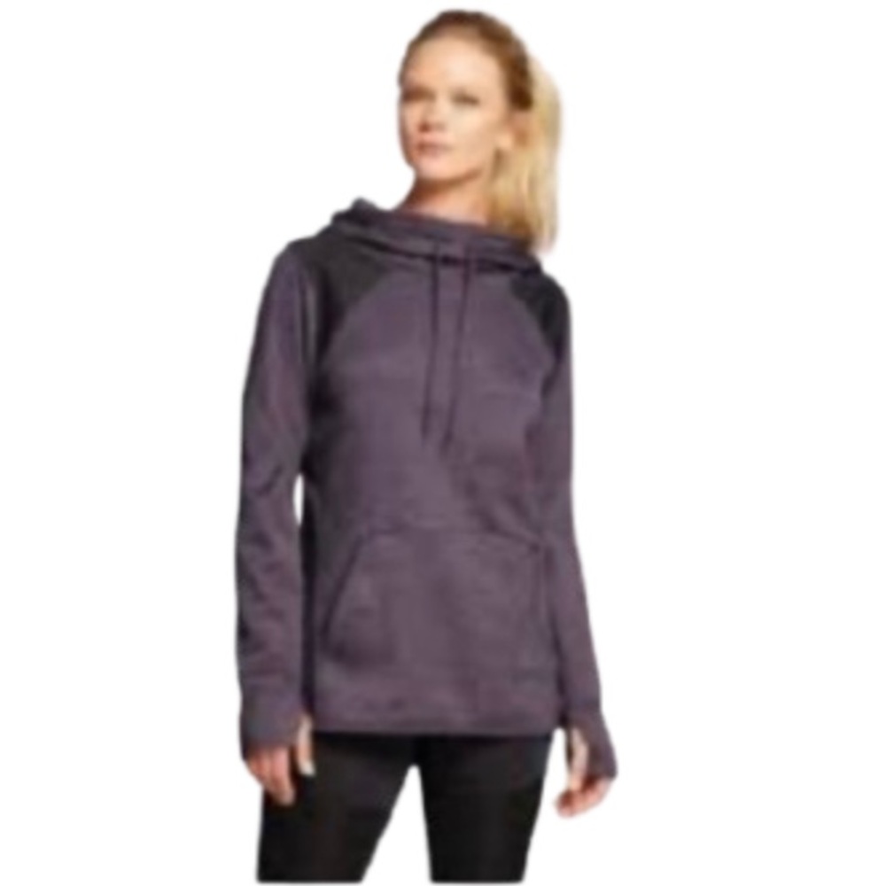 C9 Champion Women's Novelty Tech Fleece Fleece Hoodie Hooded Sweatshirt L